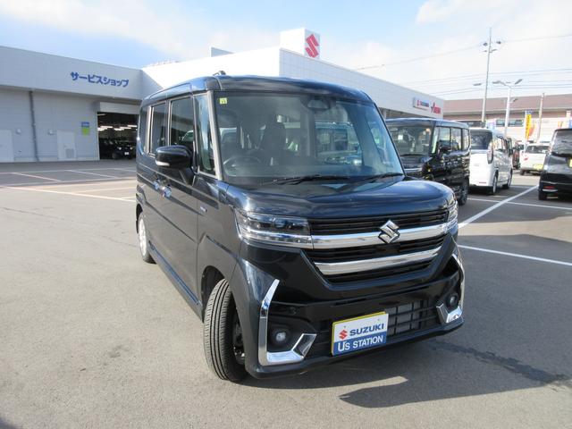 スペーシアカスタム カスタム　ＨＹＢＲＩＤ　ＧＳ　４ＷＤ　４ＷＤ　衝突軽減ブレーキ　片側電動スライドドア（56枚目）