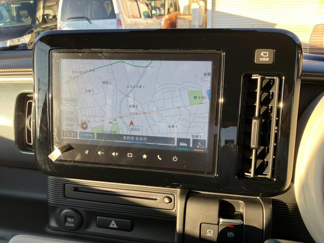 ワゴンＲスマイル ＨＹＢＲＩＤ　Ｓ　３型　全方位カメラ付き９インチナビ　全方位カメラ付き９インチナビ　ステアリングオーディオスイッチ　アダプティブクルーズコントロール　運転席と助手席のシートヒーター　両側スライドドア　衝突被害軽減ブレーキ（5枚目）