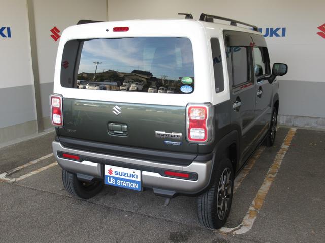 ハスラー Ｊスタイル　カーナビ／全方位カメラ　オートライト　プッシュスタート　シートヒーター　オートエアコン　衝突被害軽減システム　アイドリングストップ　横滑り防止機能　衝突安全ボディ　盗難防止システム（3枚目）