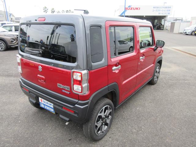 ハスラー ＨＹＢＲＩＤ　Ｘ３型　ＦＦ　ＣＶＴ　軽量衝撃吸収ボディー　全方位ナビ・アダプティブクルーズコントロール（ＡＣＣ）［全車速追従機能付］・デュアルカメラブレーキサポート・誤発進抑制機能・後退時ブレーキサポート・後方誤発進抑制機能・リヤパーキングセンサー（3枚目）