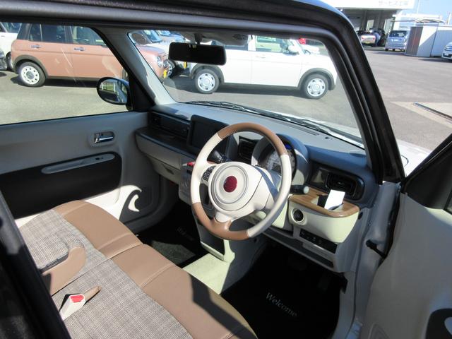 アルトラパンＬＣ ＬＣ　Ｘ　５型　ＦＦＧ　ＣＶＴ　軽量衝突安全ボディ　クリアランスソナー・ヒルスタートアシスト・衝突軽減装置・衝突防止装置・横滑り防止装置・盗難防止装置・ブレーキアシスト・サイドインパクトバー・ＡＢＳ（アンチロックブレーキ）・アルミホイール（4枚目）