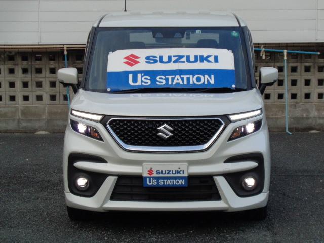 ソリオバンディット バンディット HYBRID MV ナビ全方位カメラ ドラレコ ナビ全方位カメラ 前後ドラレコ ETC Bluetooth オートライト スライドドア プッシュスタート シートヒーター オートエアコン スズキセーフティーサポート 衝突被害軽減システム(2枚目)