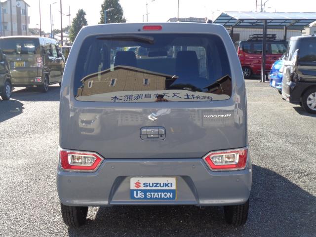 ワゴンR FX 4型 オートライト プッシュスタート シートヒーター オートエアコン スズキセーフティーサポート 衝突被害軽減システム 横滑り防止機能 衝突安全ボディ 盗難防止システム アイドリングストップ(6枚目)