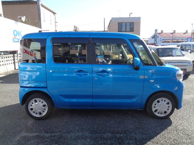 スペーシア HYBRID G 2型 ナビ オートライト Bluetooth スライドドア 純正ナビ プッシュスタート シートヒーター オートエアコン スズキセーフティーサポート 衝突被害軽減システム 横滑り防止機能 衝突安全ボディ(4枚目)