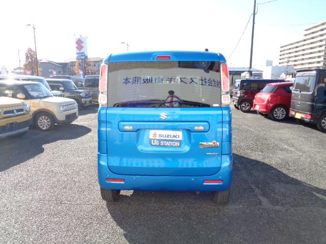 スペーシア HYBRID G 2型 ナビ オートライト Bluetooth スライドドア 純正ナビ プッシュスタート シートヒーター オートエアコン スズキセーフティーサポート 衝突被害軽減システム 横滑り防止機能 衝突安全ボディ(6枚目)