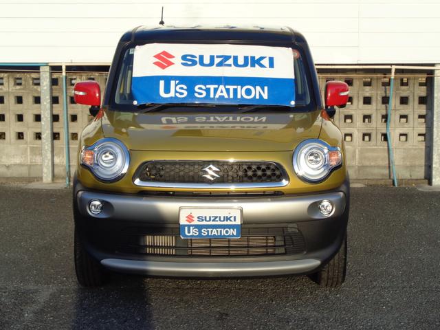 クロスビー HYBRID MZ MN71S ナビ ドラレコ(前) ETC ドライブレコーダー バックカメラ オートライト Bluetooth 純正ナビ プッシュスタート シートヒーター オートエアコン ETC スズキセーフティーサポート 衝突被害軽減システム(2枚目)