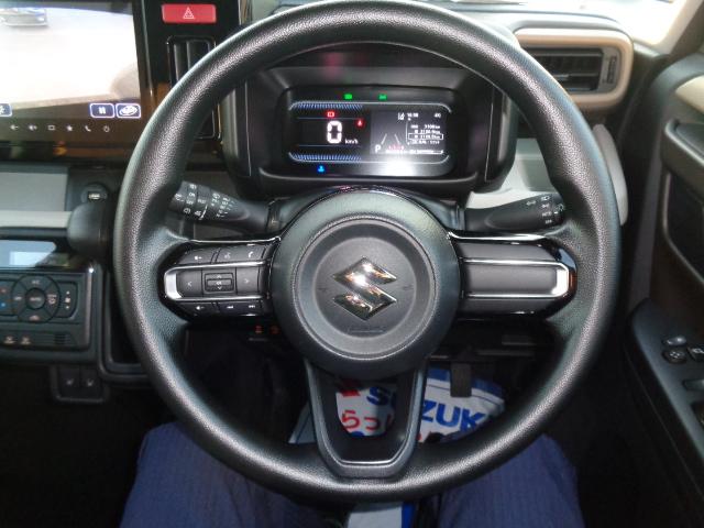 スペーシア HYBRID X ナビ 全方位カメラ スズキコネクト 全方位カメラ オートライト Bluetooth 露湯側電動スライドドア 純正ナビ プッシュスタート シートヒーター オートエアコン スズキセーフティーサポート 衝突被害軽減システム 横滑り防止機能(17枚目)