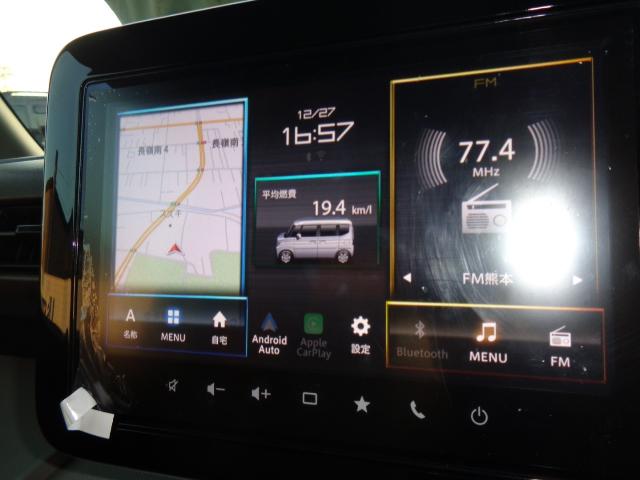 スペーシア HYBRID X ナビ 全方位カメラ スズキコネクト 全方位カメラ オートライト Bluetooth 露湯側電動スライドドア 純正ナビ プッシュスタート シートヒーター オートエアコン スズキセーフティーサポート 衝突被害軽減システム 横滑り防止機能(25枚目)
