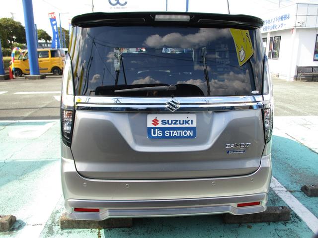 ソリオバンディット バンディット HYBRID MV 全方位カメラ・ナビ ETC ドライブレコーダー バックカメラ オートライト Bluetooth スライドドア 純正ナビ プッシュスタート シートヒーター オートエアコン ETC スズキセーフティーサポート アイドリングストップ(3枚目)