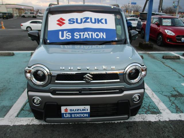 ハスラー Ｊスタイルターボ　全方位カメラ・ナビ　ＥＴＣ衝突軽減ブレーキ　バックカメラ　オートライト　Ｂｌｕｅｔｏｏｔｈ　純正ナビ　プッシュスタート　シートヒーター　オートエアコン　ＥＴＣ　スズキセーフティーサポート　アイドリングストップ　横滑り防止機能　衝突安全ボディ（2枚目）