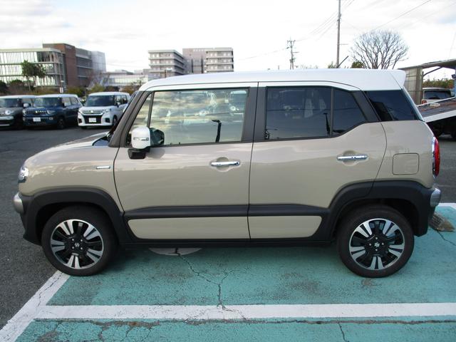 クロスビー ＨＹＢＲＩＤ　ＭＺ　４型　衝突軽減ブレーキ　Ｆ／Ｒドラレコ　ドライブレコーダー　オートライト　プッシュスタート　シートヒーター　オートエアコン　スズキセーフティーサポート　アイドリングストップ　横滑り防止機能　衝突安全ボディ　盗難防止システム（5枚目）