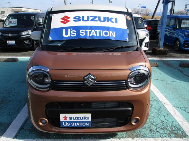 ワゴンＲスマイル ＨＹＢＲＩＤ　Ｘ　３型　全方位カメラ・ナビ　衝突軽減ブレーキ　バックカメラ　オートライト　Ｂｌｕｅｔｏｏｔｈ　スライドドア　純正ナビ　プッシュスタート　シートヒーター　オートエアコン　スズキセーフティーサポート　アイドリングストップ　横滑り防止機能（2枚目）