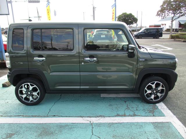 ハスラー ＨＹＢＲＩＤ　Ｘ　３型　４ＷＤ　衝突軽減ブレーキＬＥＤライト　オートライト　プッシュスタート　シートヒーター　オートエアコン　スズキセーフティーサポート　４ＷＤ　アイドリングストップ　横滑り防止機能　衝突安全ボディ　盗難防止システム（4枚目）