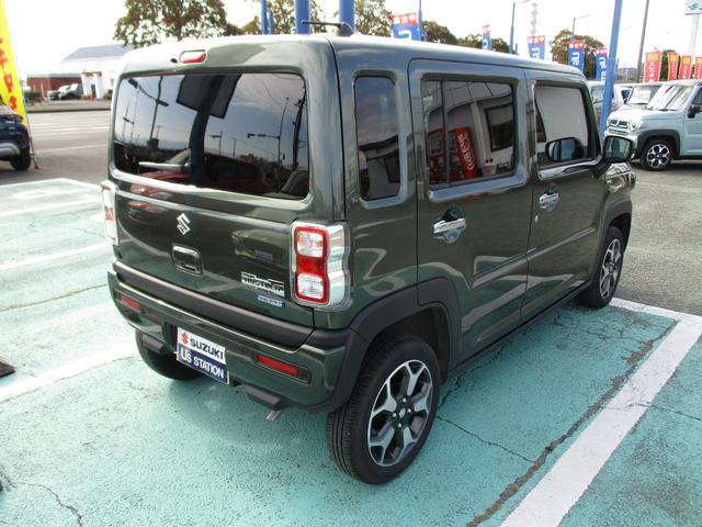 ハスラー ＨＹＢＲＩＤ　Ｘ　３型　４ＷＤ　衝突軽減ブレーキＬＥＤライト　オートライト　プッシュスタート　シートヒーター　オートエアコン　スズキセーフティーサポート　４ＷＤ　アイドリングストップ　横滑り防止機能　衝突安全ボディ　盗難防止システム（8枚目）
