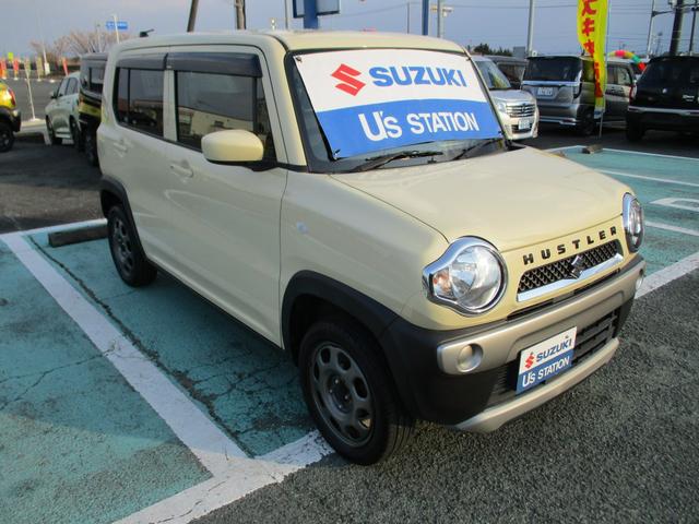 ハスラー Ｇ　ＭＲ３１Ｓ．ＭＲ４１Ｓ　２型　８インチナビ・バックカメラ　バックカメラ　Ｂｌｕｅｔｏｏｔｈ　プッシュスタート　シートヒーター　オートエアコン　ＥＴＣ　スズキセーフティーサポート　アイドリングストップ　横滑り防止機能　衝突安全ボディ　盗難防止システム（6枚目）