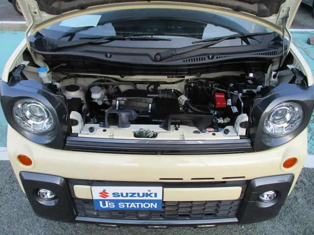 スペーシアギア ギア　ＨＹＢＲＩＤ　ＸＺ　３型　全方位カメラ・ナビ　バックカメラ　オートライト　Ｂｌｕｅｔｏｏｔｈ　スライドドア　純正ナビ　プッシュスタート　シートヒーター　オートエアコン　スズキセーフティーサポート　アイドリングストップ　横滑り防止機能（17枚目）