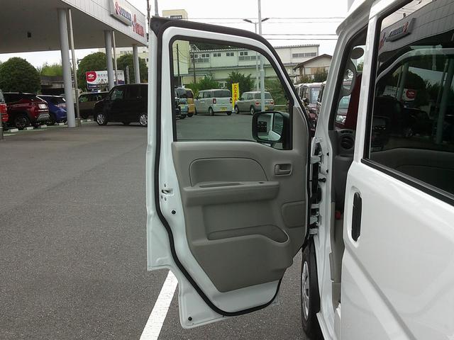 エブリイ PC 6型 展示準備中車両です。最寄りの当社の店舗へ回送が出来ます。PC 当社試乗車使用 バックアイカメラ付ディスプレイオーディオ装着車 スマートキー プッシュスタート 運転席シートヒーター 禁煙車(30枚目)