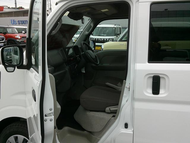 エブリイ PC 6型 展示準備中車両です。最寄りの当社の店舗へ回送が出来ます。PC 当社試乗車使用 バックアイカメラ付ディスプレイオーディオ装着車 スマートキー プッシュスタート 運転席シートヒーター 禁煙車(33枚目)