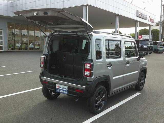 ハスラー タフワイルドターボ 3型 展示準備中車両です。最寄りの当社の店舗へ回送が出来ます。輸送費用のご負担は発生しません。タフワイルドターボ 全方位モニター付メモリーナビゲーション スズキコネクト対応通信機装着車 スマートキー(20枚目)