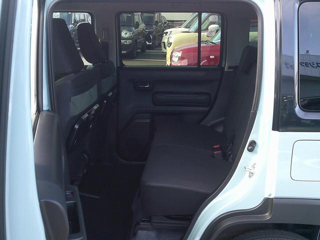 ハスラー タフワイルド 3型 展示準備中車両です。最寄りの当社の店舗へ回送が出来ます。タフワイルド インパネCVT デュアルカメラブレーキサポート 当社試乗車使用 禁煙車 スマートキー プッシュスタート オートエアコン(30枚目)