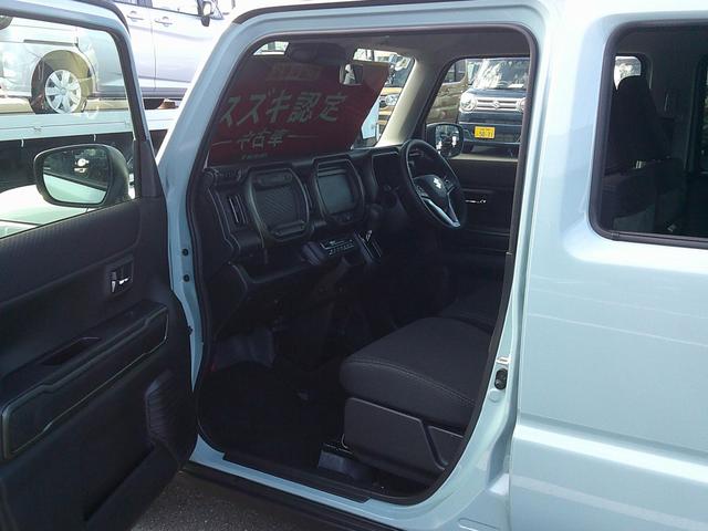 ハスラー タフワイルド 3型 展示準備中車両です。最寄りの当社の店舗へ回送が出来ます。タフワイルド インパネCVT デュアルカメラブレーキサポート 当社試乗車使用 禁煙車 スマートキー プッシュスタート オートエアコン(34枚目)