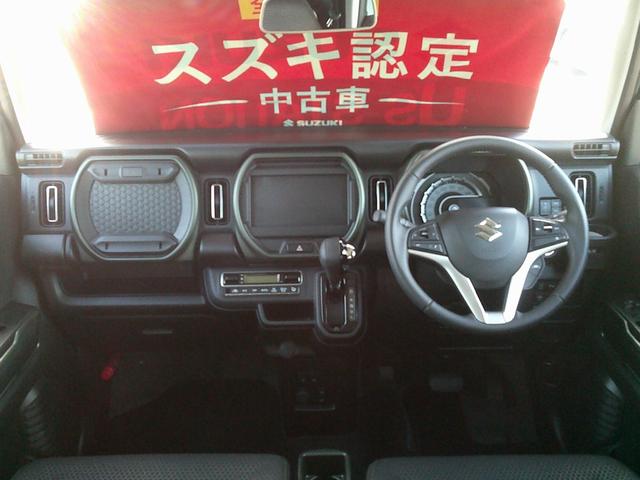 ハスラー タフワイルド 3型 展示準備中車両です。最寄りの当社の店舗へ回送が出来ます。タフワイルド インパネCVT デュアルカメラブレーキサポート 当社試乗車使用 禁煙車 スマートキー プッシュスタート オートエアコン(39枚目)