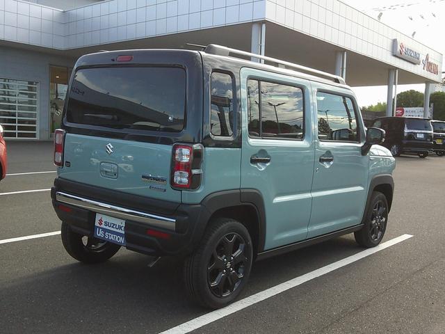 ハスラー タフワイルド 3型 展示準備中車両です。最寄りの当社の店舗へ回送が出来ます。タフワイルド インパネCVT デュアルカメラブレーキサポート 当社試乗車使用 禁煙車 スマートキー プッシュスタート オートエアコン(64枚目)