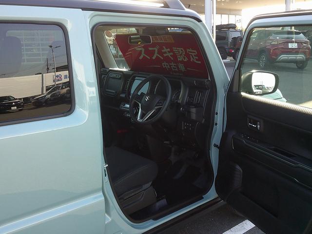 ハスラー タフワイルドターボ 3型 展示準備中車両です。最寄りの当社の店舗へ回送が出来ます。輸送費用のご負担は発生しません。タフワイルドターボ 全方位モニター付メモリーナビゲーション スズキコネクト対応通信機装着車 当社試乗車使用(5枚目)