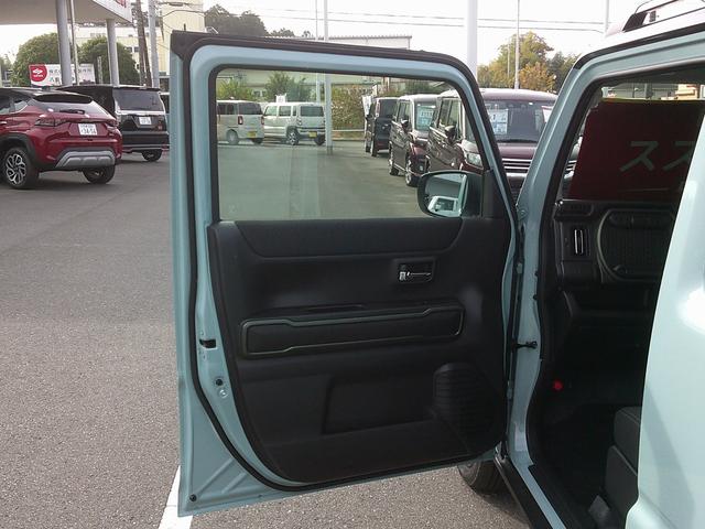 ハスラー タフワイルド　３型　展示準備中車両です。最寄りの当社の店舗へ回送が出来ます。輸送費用のご負担は発生しません。タフワイルド　全方位モニター付メモリーナビゲーション　スズキコネクト対応通信機装着車　当社試乗車使用　禁煙車（31枚目）