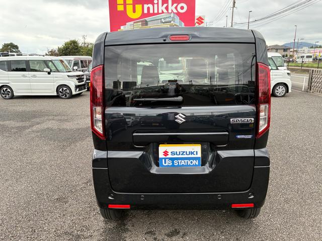 スペーシア ＨＹＢＲＩＤ　Ｇ　純正ナビ　全方位カメラ　Ｂｌｕｅｔｏｏｔｈ　バックカメラ　オートライト　Ｂｌｕｅｔｏｏｔｈ　スライドドア　純正ナビ　プッシュスタート　オートエアコン　スズキセーフティーサポート　アイドリングストップ　横滑り防止機能　衝突安全ボディ（6枚目）