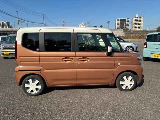 スペーシア HYBRID X ナビ 全方位カメラ 両側電動スライドドア バックカメラ オートライト Bluetooth 純正ナビ プッシュスタート シートヒーター オートエアコン スズキセーフティーサポート アイドリングストップ 横滑り防止機能 衝突安全ボディ(4枚目)