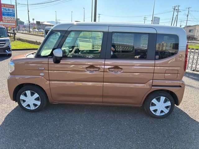 スペーシア HYBRID X ナビ 全方位カメラ 両側電動スライドドア バックカメラ オートライト Bluetooth 純正ナビ プッシュスタート シートヒーター オートエアコン スズキセーフティーサポート アイドリングストップ 横滑り防止機能 衝突安全ボディ(8枚目)