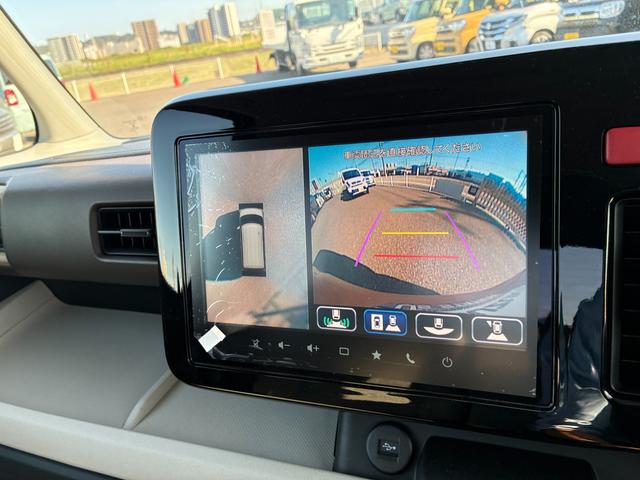 スペーシア HYBRID X ナビ 全方位カメラ 両側電動スライドドア バックカメラ オートライト Bluetooth 純正ナビ プッシュスタート シートヒーター オートエアコン スズキセーフティーサポート アイドリングストップ 横滑り防止機能 衝突安全ボディ(23枚目)