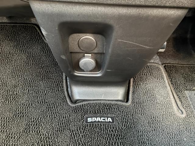 スペーシア HYBRID X ナビ 全方位カメラ 両側電動スライドドア バックカメラ オートライト Bluetooth 純正ナビ プッシュスタート シートヒーター オートエアコン スズキセーフティーサポート アイドリングストップ 横滑り防止機能 衝突安全ボディ(28枚目)