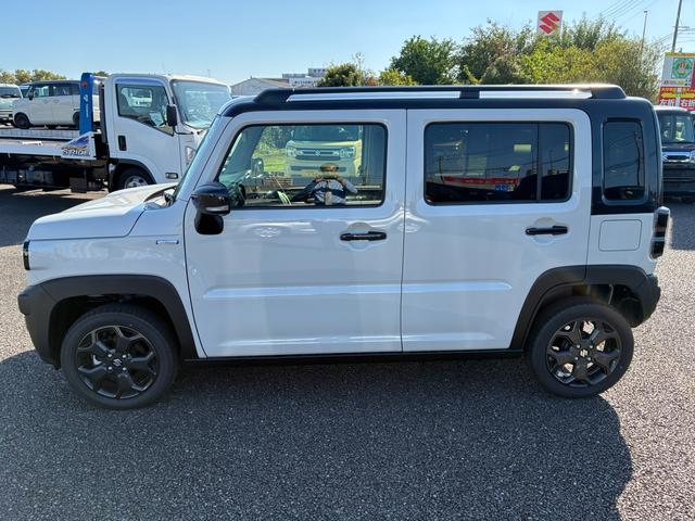 ハスラー タフワイルドターボ 3型 前後衝突被害軽減B アイドリングS オートライト プッシュスタート シートヒーター オートエアコン スズキセーフティーサポート アイドリングストップ 横滑り防止機能 衝突安全ボディ 盗難防止システム(8枚目)