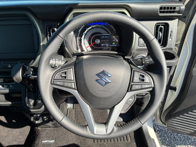 ハスラー タフワイルドターボ 3型 前後衝突被害軽減B アイドリングS オートライト プッシュスタート シートヒーター オートエアコン スズキセーフティーサポート アイドリングストップ 横滑り防止機能 衝突安全ボディ 盗難防止システム(17枚目)