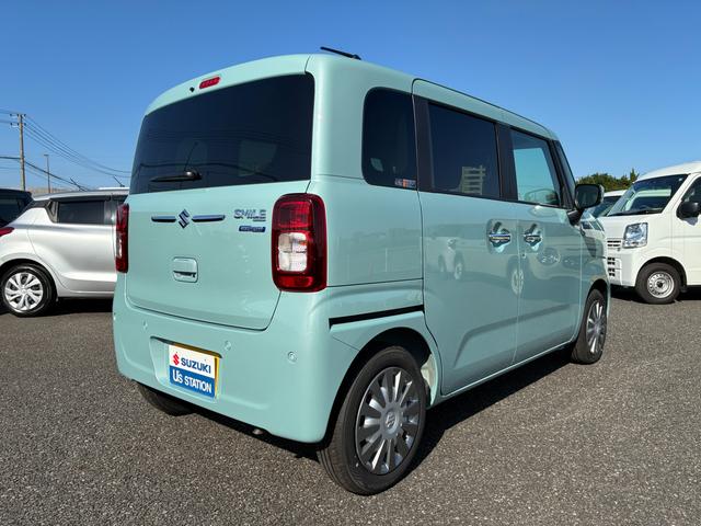 ワゴンRスマイル HYBRID X 3型 両側電動スライドドア アイドリングS オートライト スライドドア プッシュスタート スズキセーフティーサポート アイドリングストップ 横滑り防止機能 衝突安全ボディ 盗難防止システム(5枚目)