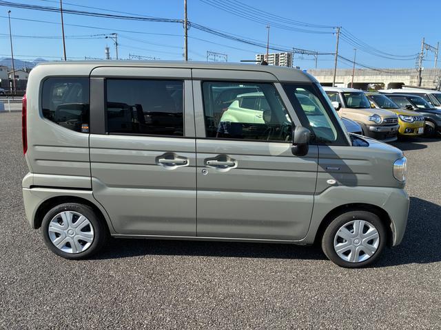 スペーシア HYBRID X 前後衝突被害軽減ブレーキ 両側PSD オートライト スライドドア プッシュスタート シートヒーター オートエアコン スズキセーフティーサポート アイドリングストップ 横滑り防止機能 衝突安全ボディ 盗難防止システム(4枚目)