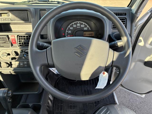 キャリイトラック ＫＣエアコン・パワステ　７型　衝突被害軽減Ｂ　アイドリングＳ　オートライト　スズキセーフティーサポート　アイドリングストップ　横滑り防止機能　衝突安全ボディ　キーレスエントリー　４ＷＤ（15枚目）