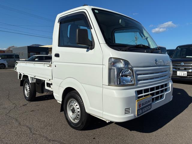 キャリイトラック ＫＣ　エアコン・パワステ　２型　５ＭＴ　パートタイム４ＷＤ　４ＷＤ　エアコン　パワステ　三方開（3枚目）