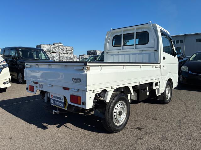 キャリイトラック ＫＣ　エアコン・パワステ　２型　５ＭＴ　パートタイム４ＷＤ　４ＷＤ　エアコン　パワステ　三方開（5枚目）