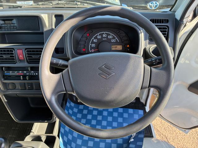 キャリイトラック ＫＣ　エアコン・パワステ　２型　５ＭＴ　パートタイム４ＷＤ　４ＷＤ　エアコン　パワステ　三方開（17枚目）