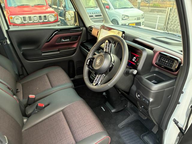 スペーシアカスタム カスタム HYBRID XS 純正ナビ 全方位C 両側PSD バックカメラ オートライト Bluetooth 純正ナビ スライドドア プッシュスタート シートヒーター オートエアコン スズキセーフティーサポート アイドリングストップ 横滑り防止機能(14枚目)