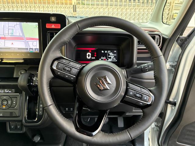 スペーシアカスタム カスタム HYBRID XS 純正ナビ 全方位C 両側PSD バックカメラ オートライト Bluetooth 純正ナビ スライドドア プッシュスタート シートヒーター オートエアコン スズキセーフティーサポート アイドリングストップ 横滑り防止機能(17枚目)