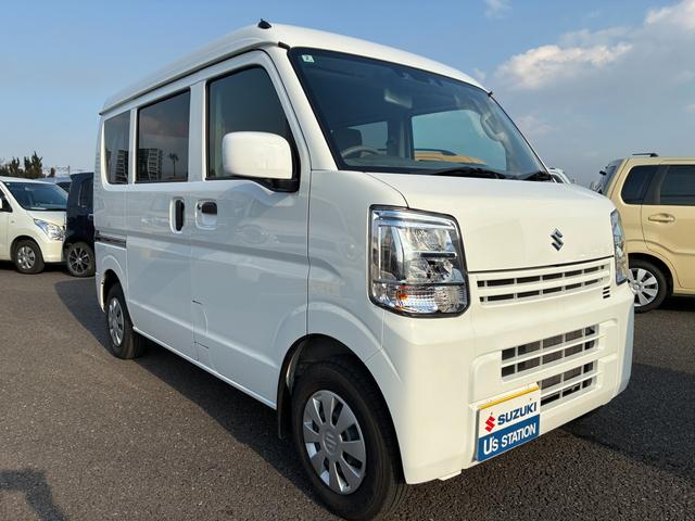 エブリイ PC 6型 前後衝突被害軽減ブレーキ 横滑り防止装置 オートライト スライドドア スズキセーフティーサポート アイドリングストップ 横滑り防止機能 衝突安全ボディ(3枚目)