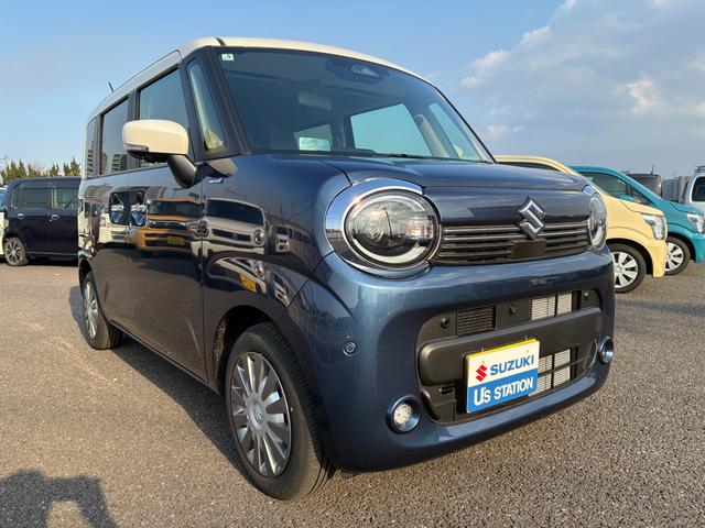 ワゴンRスマイル HYBRID X 3型 ナビ 全方位カメラ アダプティブCC バックカメラ オートライト Bluetooth スライドドア 純正ナビ プッシュスタート シートヒーター オートエアコン スズキセーフティーサポート アイドリングストップ 横滑り防止機能(3枚目)