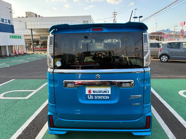 スペーシアカスタム カスタム　ＨＹＢＲＩＤ　ＸＳ　２型　ディスプレイオーディオ　オートライト　Ｂｌｕｅｔｏｏｔｈ　スライドドア　プッシュスタート　シートヒーター　オートエアコン　スズキセーフティーサポート　　アイドリングストップ　横滑り防止機能　衝突安全ボディ　ＥＴＣ（6枚目）