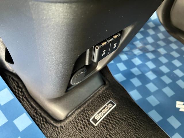 スペーシアカスタム カスタム　ＨＹＢＲＩＤ　ＸＳ　２型　ディスプレイオーディオ　オートライト　Ｂｌｕｅｔｏｏｔｈ　スライドドア　プッシュスタート　シートヒーター　オートエアコン　スズキセーフティーサポート　　アイドリングストップ　横滑り防止機能　衝突安全ボディ　ＥＴＣ（34枚目）