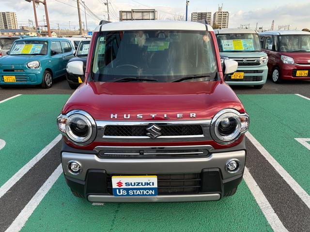 ハスラー Ｊスタイル　純正ナビ　全方位カメラ　前後衝突被害軽減ブレーキ　ドライブレコーダー　バックカメラ　オートライト　Ｂｌｕｅｔｏｏｔｈ　純正ナビ　プッシュスタート　シートヒーター　オートエアコン　ＥＴＣ　スズキセーフティーサポート　アイドリングストップ　横滑り防止機能（2枚目）