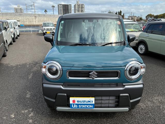 ハスラー HYBRID G 3型 前後衝突被害軽減B アイドリングS オートライト プッシュスタート シートヒーター オートエアコン スズキセーフティーサポート 未使用車 アイドリングストップ 横滑り防止機能 衝突安全ボディ 盗難防止システム(2枚目)